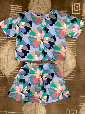 Gap Kids Two Piece Shirt Skort Set